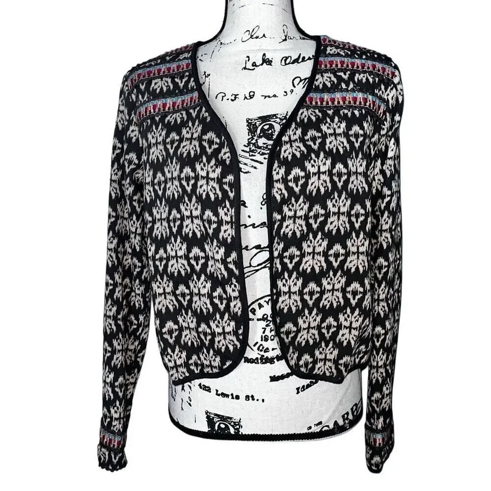 Forever 21 two-piece embroidered jacket & short set‎ NWT